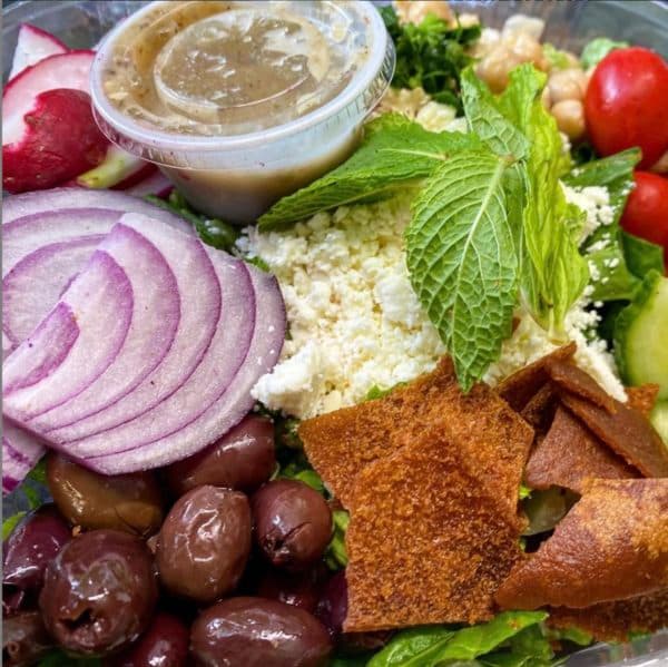 Fresh vegetables used in our food